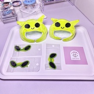 Alien hat and glasses for 10cm doll