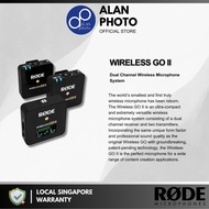 Rode Wireless GO II 2-Person Wireless Go 2 Compact Digital Wireless Microphone System/Recorder 2.4 GHz, - Black
