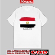 EGYPT D2 COUNTRY SOUVENIR T-SHIRT. EGYPT FLAG COTTON COMBED 24S PREMIUM THICK & SMOOTH