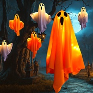 Elegant Ghost Shape Light Decor Halloween Party Hanging Decoration Led String Light Spooky Home Deco