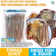 Dried Fish ESPADA KITKIT Espada Thin Fish ( 500g/1KG ) Sun Dried Fish Quality Taste Dried seafood