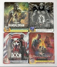 4K藍光Blu-ray「Marvel 漫威宇宙」及「starWars 星球大戰」系列電影電視劇集Steelbook鐵盒特別收藏版