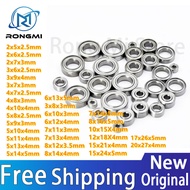 4pcs Miniature ball Bearings 3x6x2.5 4x7x2.5 4x8x3 5x8x2.5 5x10x4 5x11x4 6x12x4 8x12x3.5 10x15x4 12x