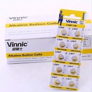 baterai kancing vinnic AG5/L754F/baterai alat bantu pendengaran