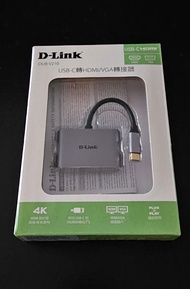 D-Link DUB-V210 USB-C 轉HDMI/VGA