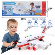 A380 RC Plane Toy w/ Simulation Sound Effect for Children Airplane Remote Controlled Toys