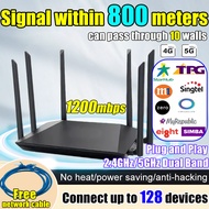 【24 hours delivery】 1200Mbps wifi 7 router wifi router 5g sim card router 5g router mesh router wifi