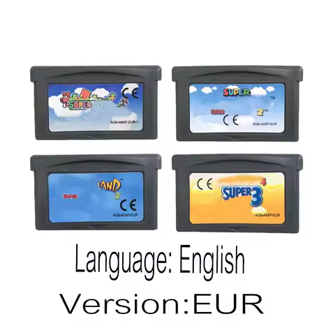 NEWVideo Game Cartridge for 32 Bit Game Console Card for Nint GBA Sports Games Series Super M Advanc