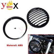 ABS Headlamp Headlight Cover Guard Protector For Harley 48 Forty Eight XL1200X Iron 883 XL883N Sport
