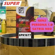 Gaido Fan Belt Saga BLM,Gen2,Waja Campro,Exora Campro 6pk1677 Original~
