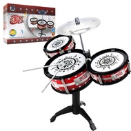 Fenteer Educational Drum Set for Kids Complete Drum Practice Pad Musical Percussion Toy for Learning
