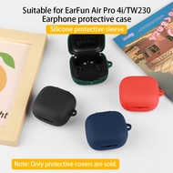 for EarFun Air Pro 4i/TW230 Earphone Case Solid Color Silicone Shockproof Washable Protective Cover