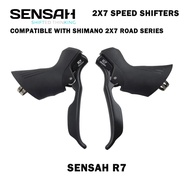 【Seasonal Sale】 Sensah 2x7 Road Bike Shifters R7 2x7speed Lever Brake 2x7 Speed Road Derailleur Comp