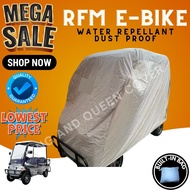 RFM E-BIKE WITH BACK PASSENGER SEAT COVER HIGH QUALITY - WATER REPELLANT SCRATCH AND DUST PROOF - BU