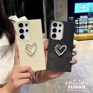 New 3D Pearl Love Heart Glitter Phone Case For OPPO A6 GT A6C A6i Plus A6S A6T A6V A6X A6K A6L Reno 