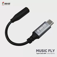 〈SEEHOT〉Music Fly Type─C DAC 微型耳擴(台灣製造) 灰色