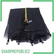 [Sharprepublic2] Trampoline Net Accessory Breathable Protection Enclosure Net for 6 Poles