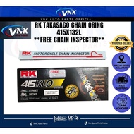 TAKASAGO CHAIN RK 428 / 415 / 520 (ORING/URING/XWRING/RXRING) & BERUS CUCI RANTAI