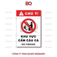 Sign - Warning Sign Prohibiting Fishing