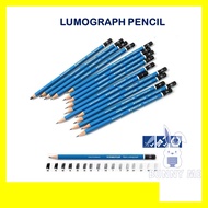 STAEDTLER MARS LUMOGRAPH PENCIL /2H /H / HB /2B / 3B /4B /5B /6B /7B /8B /9B // (1PC)