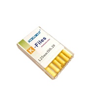 6pcs Dental Lab K Files Endo Root Canal Hand Files Stainless Steel Dentist Material