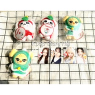 Available - IVE Minive Christmas Plush Doll, Naori Christmas Doll, Cherry with card