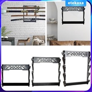 [Etekaxa] Sword Stand Wood Sword Display Stand Holder Japanese Samurai Sword Holder Carving Bracket 