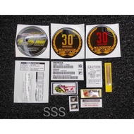 HONDA EX5 DREAM Restore Sticker 1.5M 30TH CHAIN COVER ENGINE BATTERY Bateri EMBLEMS LOGO STICKER BOD