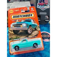 MATCHBOX 1968 CHEVY C10 TURQUOISE PICKUP TRUCK DIECAST COLLECTABLES