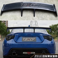 FOR GT86 BRZ Trunk Boot Lip Spoiler Wing for Toyota GT86 BRZ Carbon Fiber ZELE Style 2012-2015
