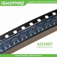 50pcs AO3407 3407 SOT23-3 MOSFET MOSFT P-Ch -30V -3.6A 64mOhm new original