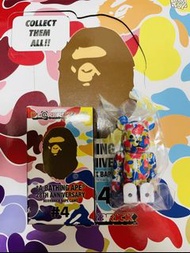 Bearbrick 100% Bape Camo #4 迷彩 彩色