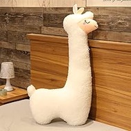 29.5" Giant Alpaca Plush Pillow Llama Stuffed Animal Toys,Soft Fluffy Llama Plush Long Body Pillow,H