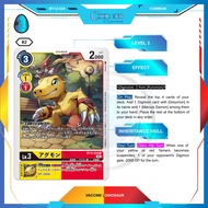 BT12-034 | Agumon | Common | Digimon Card Single | Chrono TCG | Across Time | BT12 Yellow Red
