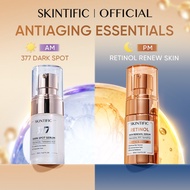 SKINTIFIC 2PCS Skincare Set | Retinol Serum & 377 Whitening Serum for Anti-Aging,Even Skin Tone,Dark