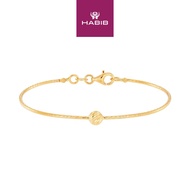 HABIB Oro Italia 916 Yellow Gold Bangle GB86000423 (22K Gold)