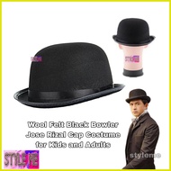 ◪ ۩ ✆ Jose Rizal Bowler Old Hat Costume Role play Cosplay Hat For Baby/Kids and Adult