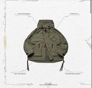 Goopimade P.L5S “Polyhedron” Mountain Parka - Tea Goopi