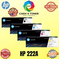 GENUINE HP 222A/ HP222A/ W2220A/W2221A/W2222A/W2223A - LaserJetPro 3203/3288/MFP3303/MFP3388 Origina