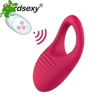 JLD Wireless Remote Control Cockring Vibrator Clitoris Stimulation Sleeve for Penis Ring Sex Toys for Men Male Chastity Cock Rings