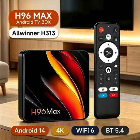 H96 MAX H313 Smart TV Box 4K Ultra HD Streaming Player Powerful Performance Stable & Smooth Experien