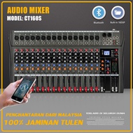 CT160S Series Stereo Mixer 16 Channel Bluetooth USB MP3 Audio Mixer Microphone Effect Mixer