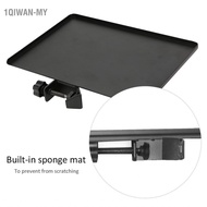 1qiwan-my S erounder Microphone Stand Tray  Multifunction Sound Card Holder 360 Degrees Rotation 5.5