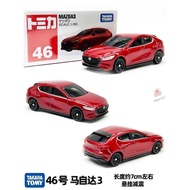 Collection TOMY Japan Domeka Alloy Car Model TOMICA Out of Print Red Box No. 46 Mazda 3 New Sticker 