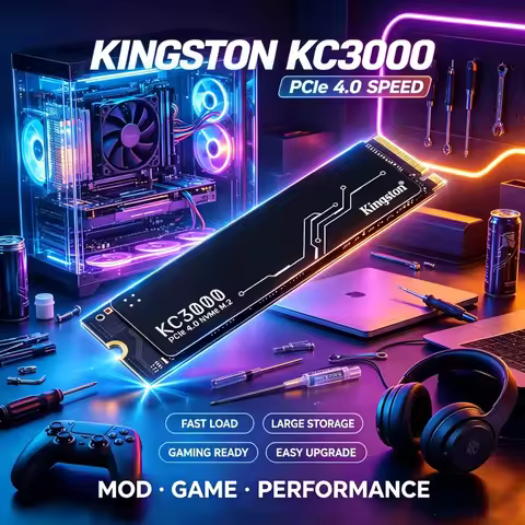 Kingston KC3000 M.2 2280 PCIe 4.0 NVMe SSD 1TB 2TB 4TB High Performance Solid State Drive Upgrade fo