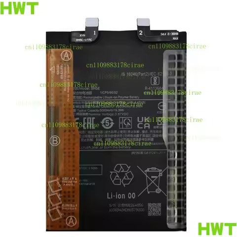 5000mAh BN5E Battery For Redmi Note 11E Pro / Note 11 Pro 5G /Poco X4 Pro 5G