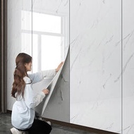 PVC鋁塑板自粘仿瓷磚牆貼大理石紋貼紙電視背景牆壁紙牆面裝飾颶