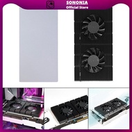 [SONONIA] Graphic Card Backplane Adjustable Cooling Fans W/ Fan for RTX 3090 3080 3070