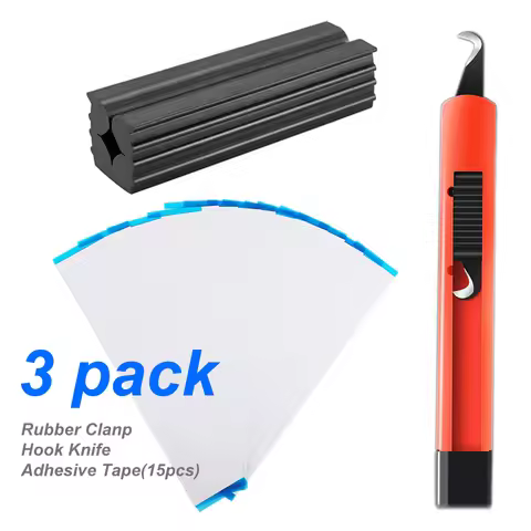 AGLOSKSN Advanced Golf Grip Kit, Includes Pro/Standard Hook Blade, 15 Grip Tapes & Rubber Vise Clamp
