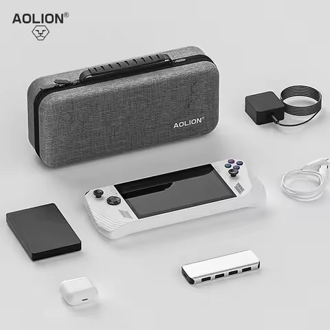 Aolion EVA Hard Carrying Case Bag for Asus ROG Ally Handheld Game Console With Inner Partition Stora